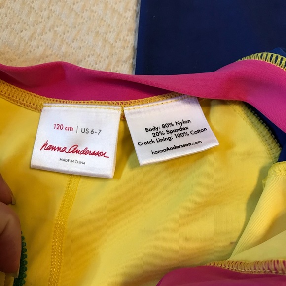 Hanna Anderson long sleeve rash guard sz 90 3t - Picture 3 of 3